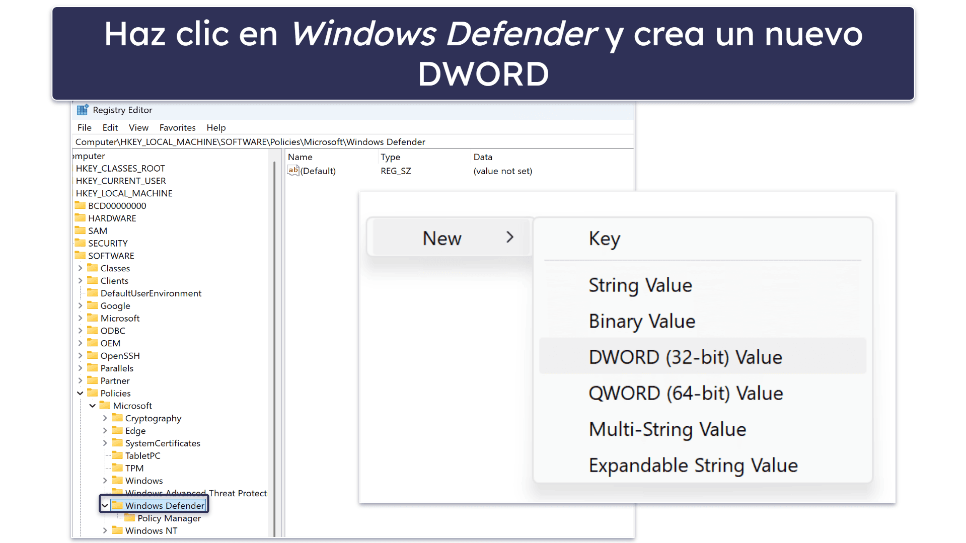 Cómo deshabilitar Windows Defender Antivirus de forma permanente