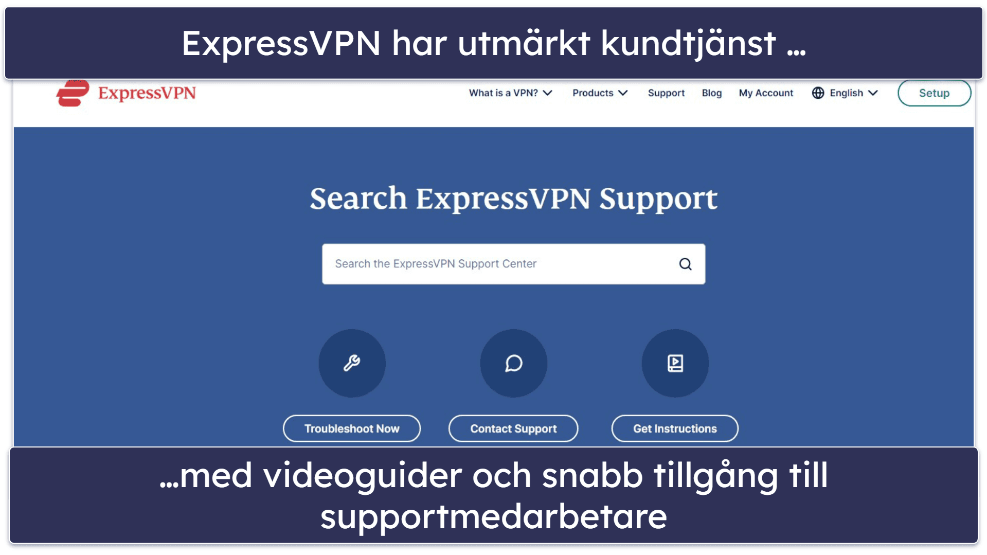 Kundsupport: Båda VPN-tjänsterna har utmärkt kundtjänst