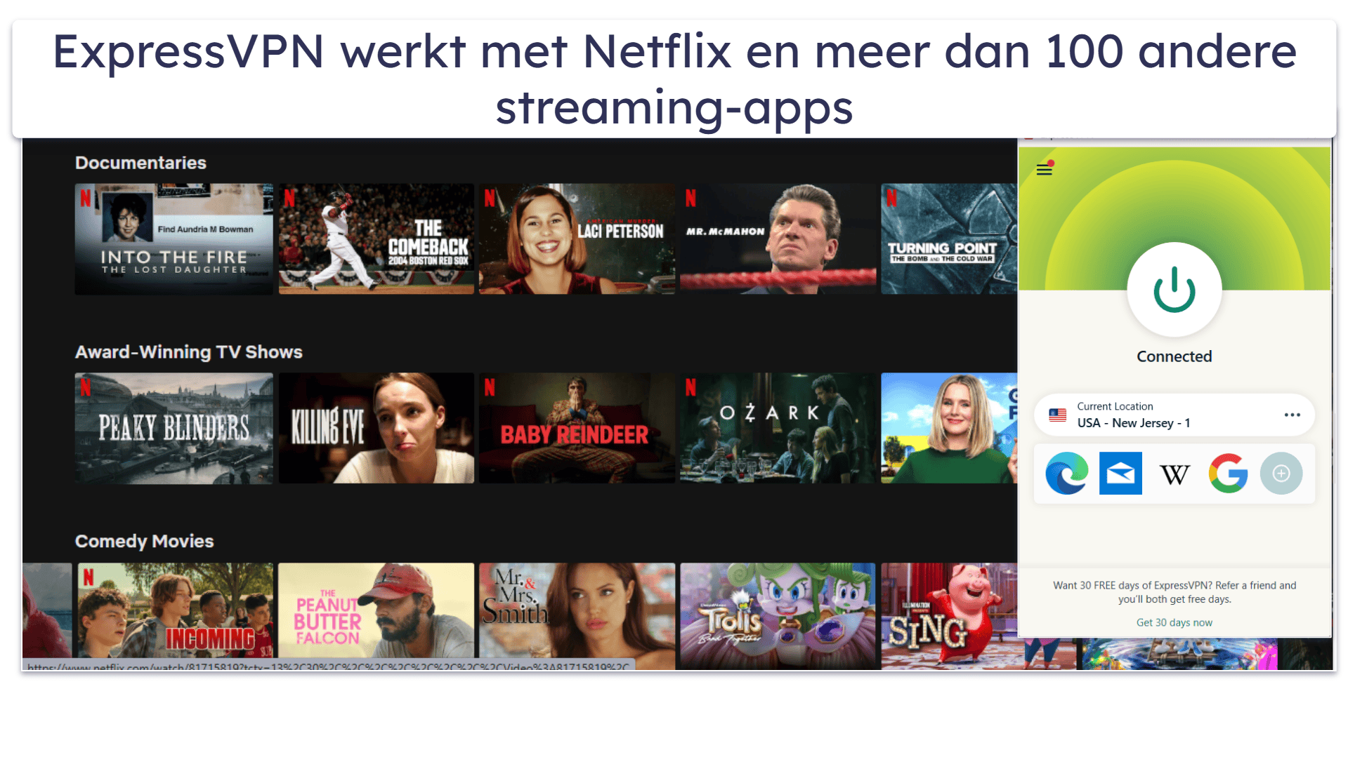 Streaming: ExpressVPN heeft betere ondersteuning voor streamen