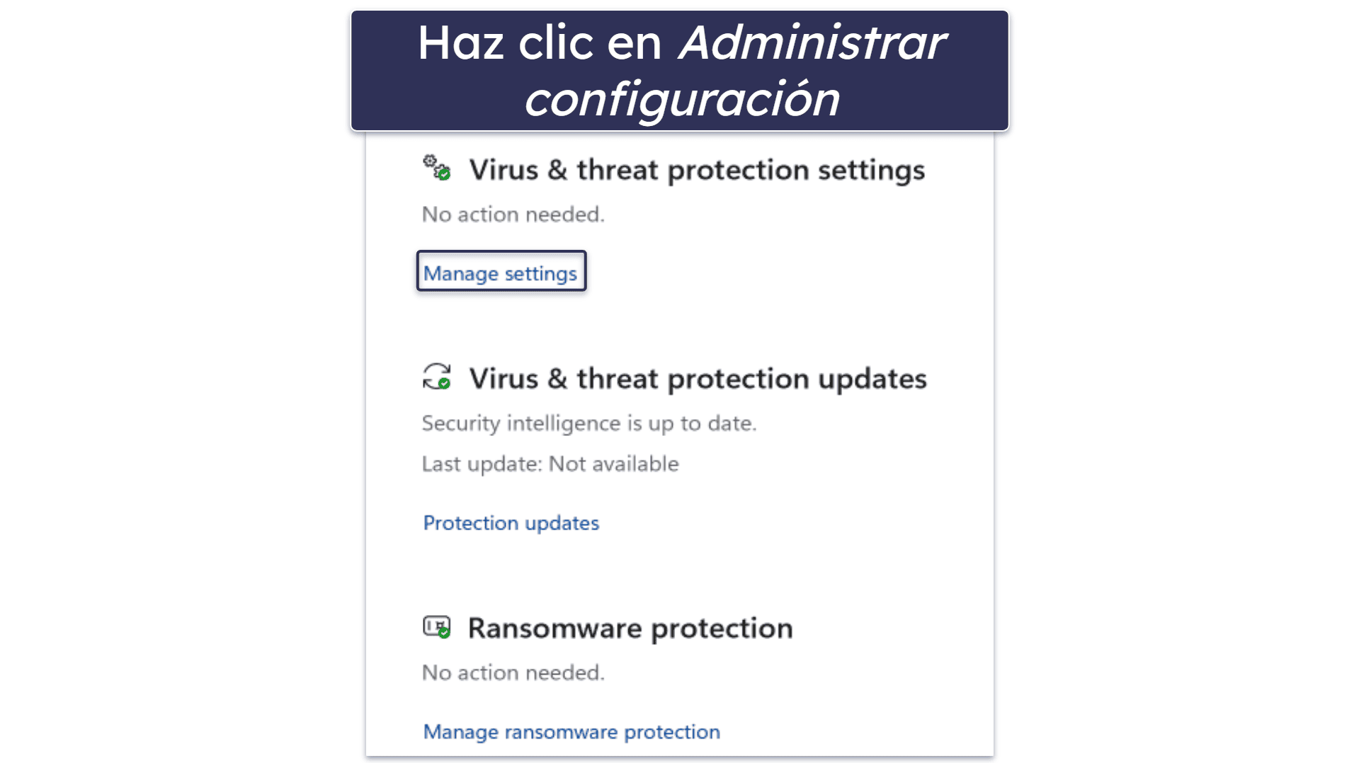Cómo deshabilitar temporalmente las protecciones en tiempo real de Microsoft Defender