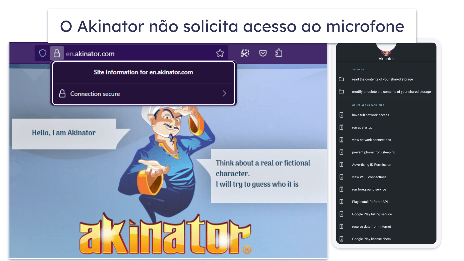 O Akinator está secretamente ouvindo você?