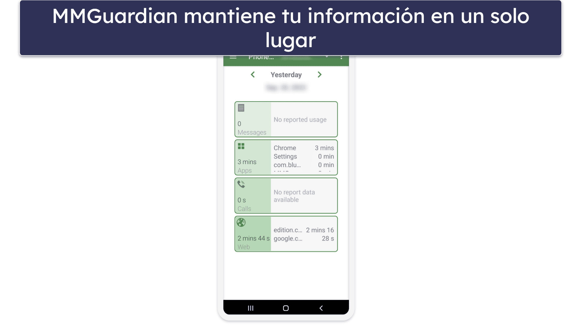 Funciones de MMGuardian: todas las básicas, más algunos extras únicos