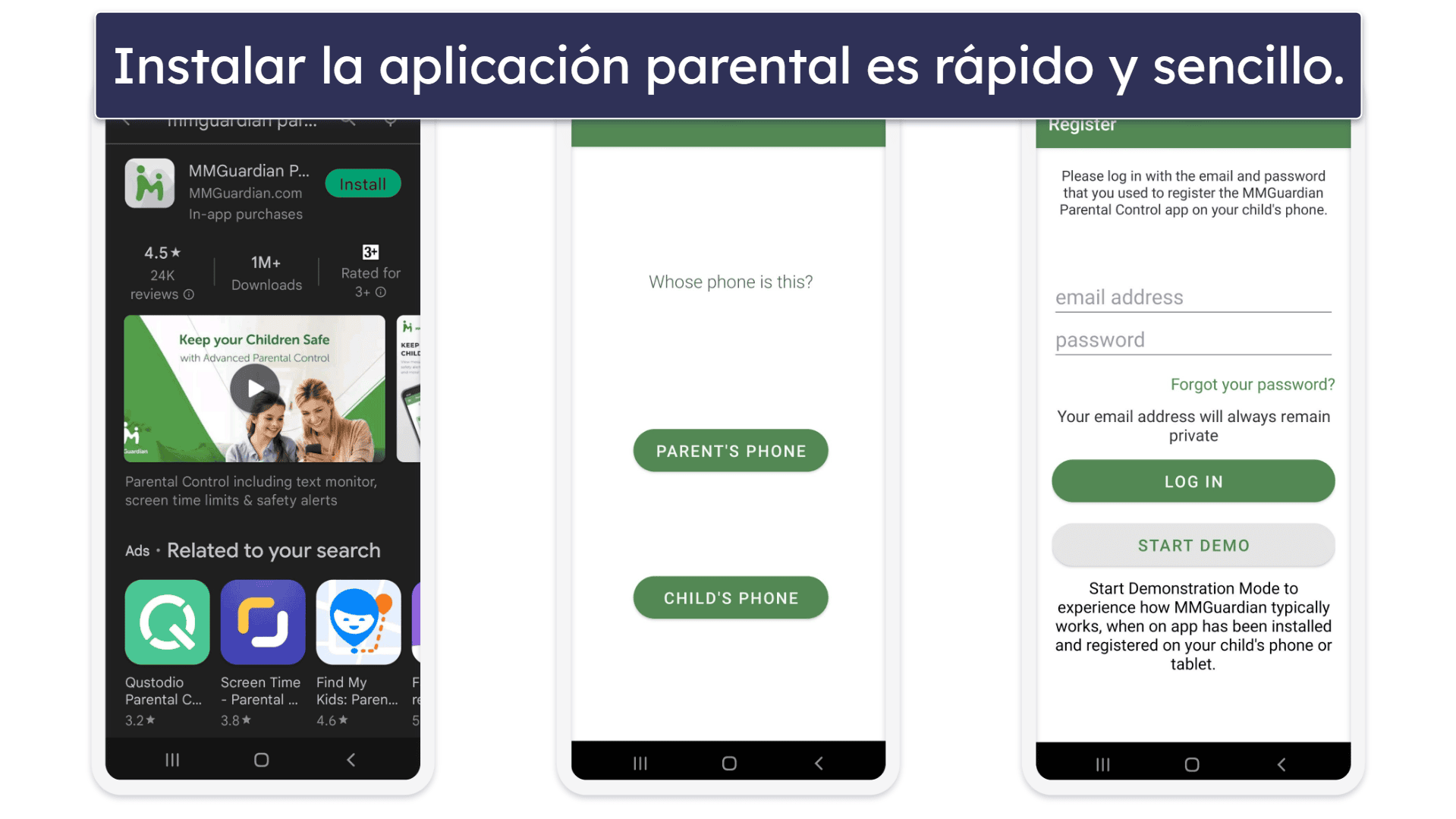 Instalación y configuración de MMGuardian: muy sencilla para padres e hijos