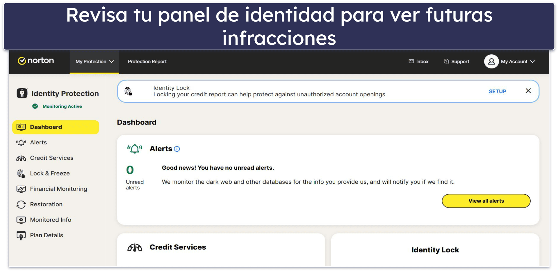 Cómo configurar el control de análisis dark web