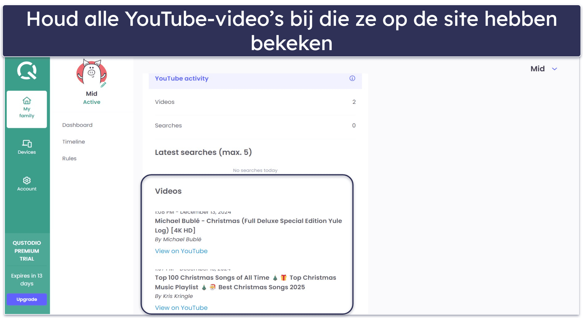 🥇 1. Qustodio: Beste ouderlijk toezicht-app voor Windows in 2026