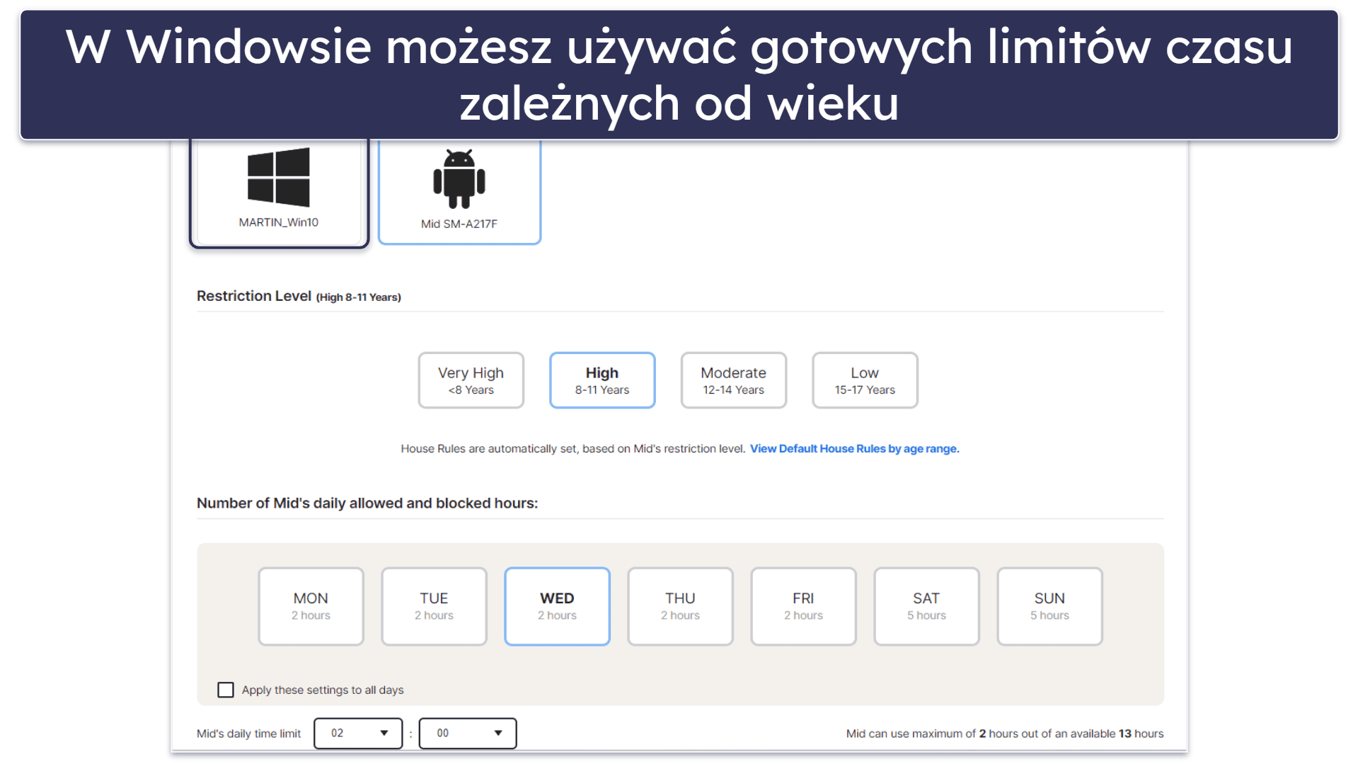 🥈 2. Norton Family – dobry program rodzicielski na Windowsa do monitorowania YouTube’a i Hulu