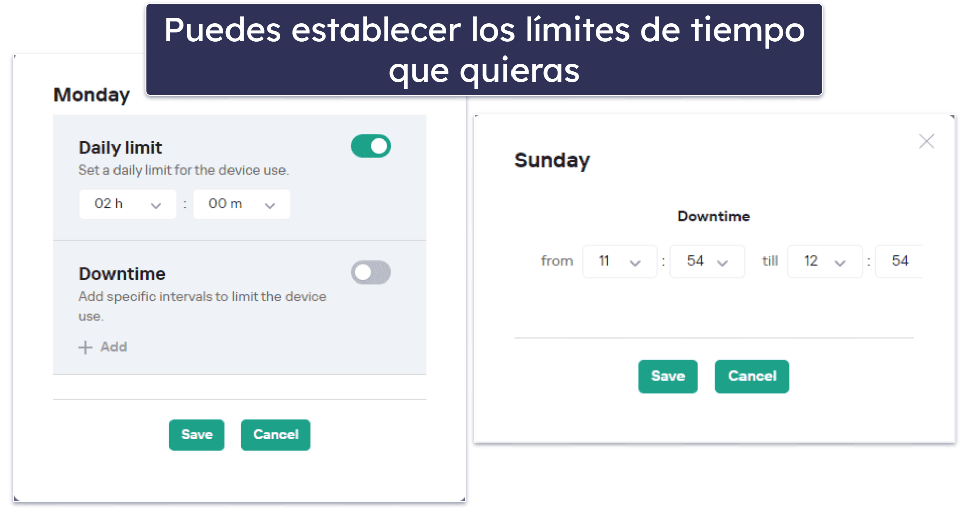 7. Kaspersky Safe Kids: buena supervisión de búsquedas en YouTube en Windows