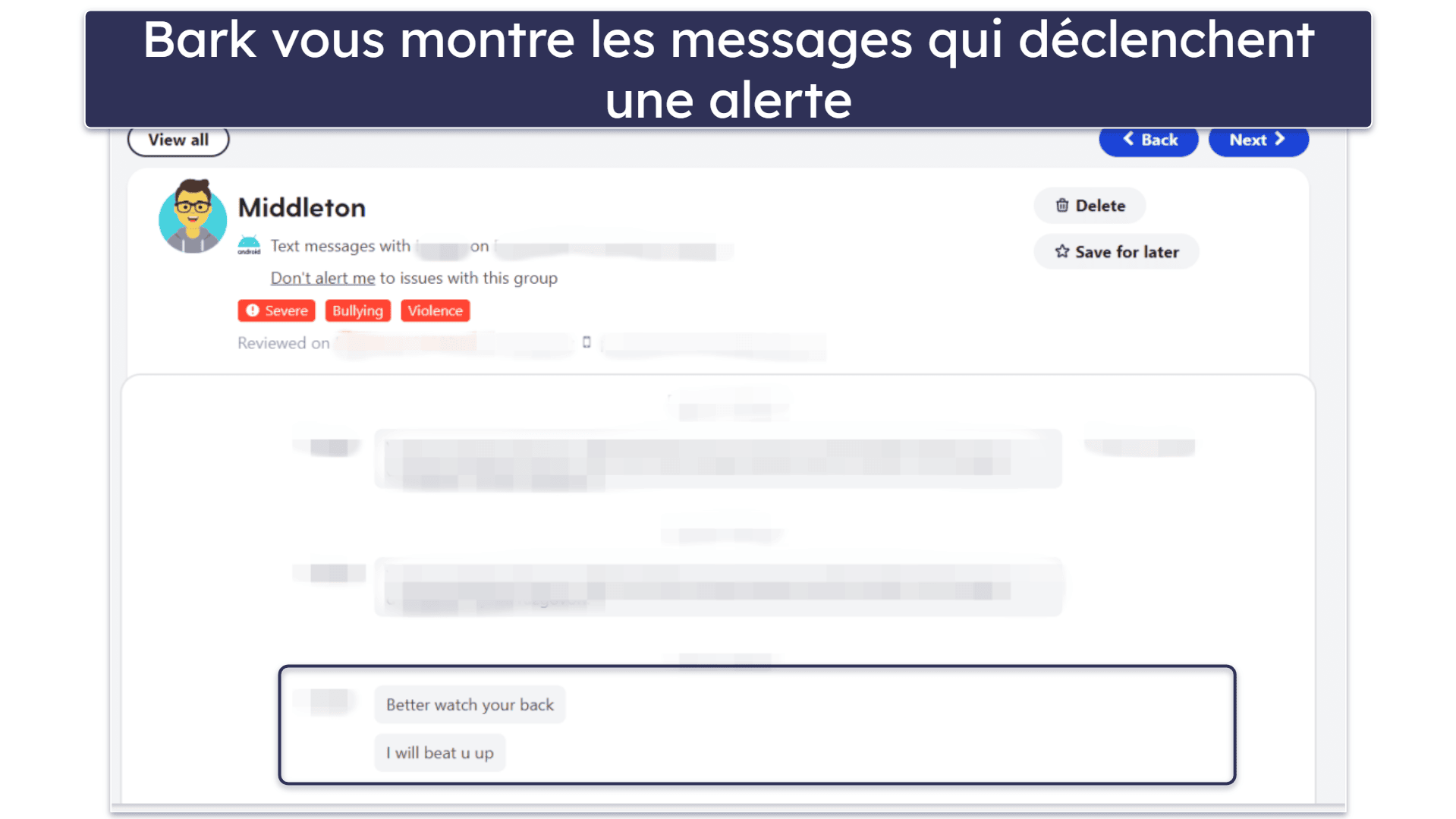 4. Bark — Surveillance web correcte sur Windows et des réseaux sociaux