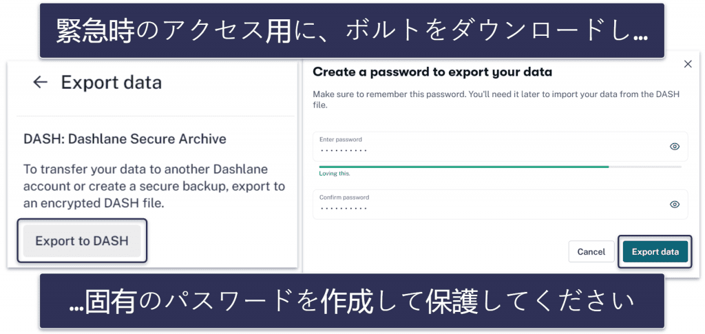 Dashlaneのセキュリティ機能 — 最高水準のセキュリティの他、VPNも付属
