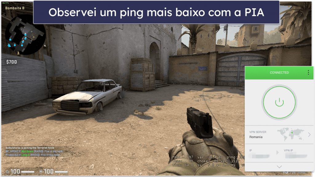 Jogos — As duas VPNs oferecem uma excelente experiência