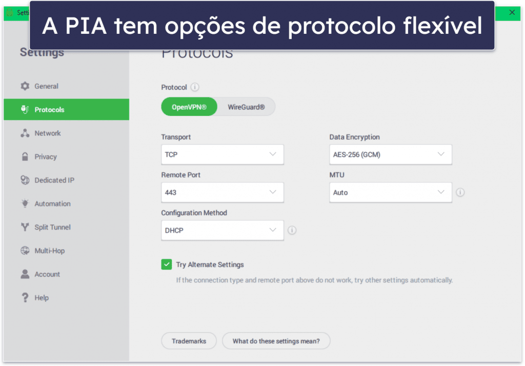Segurança — As duas VPNs são ótimas escolhas