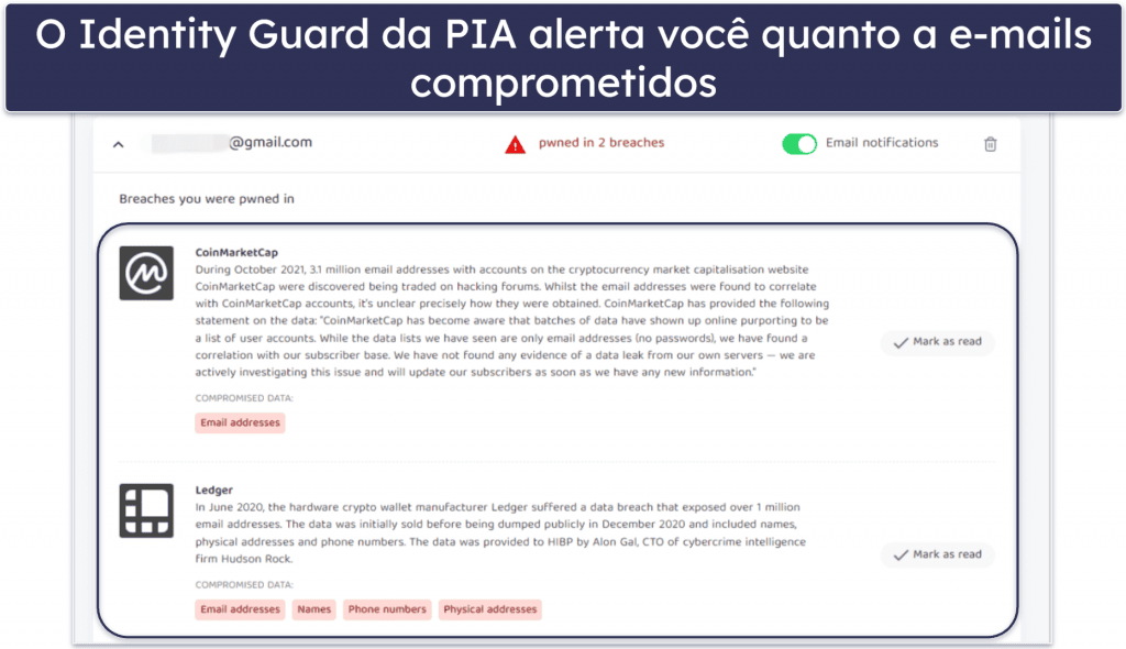 Recursos extras — A Surfshark oferece mais recursos extras