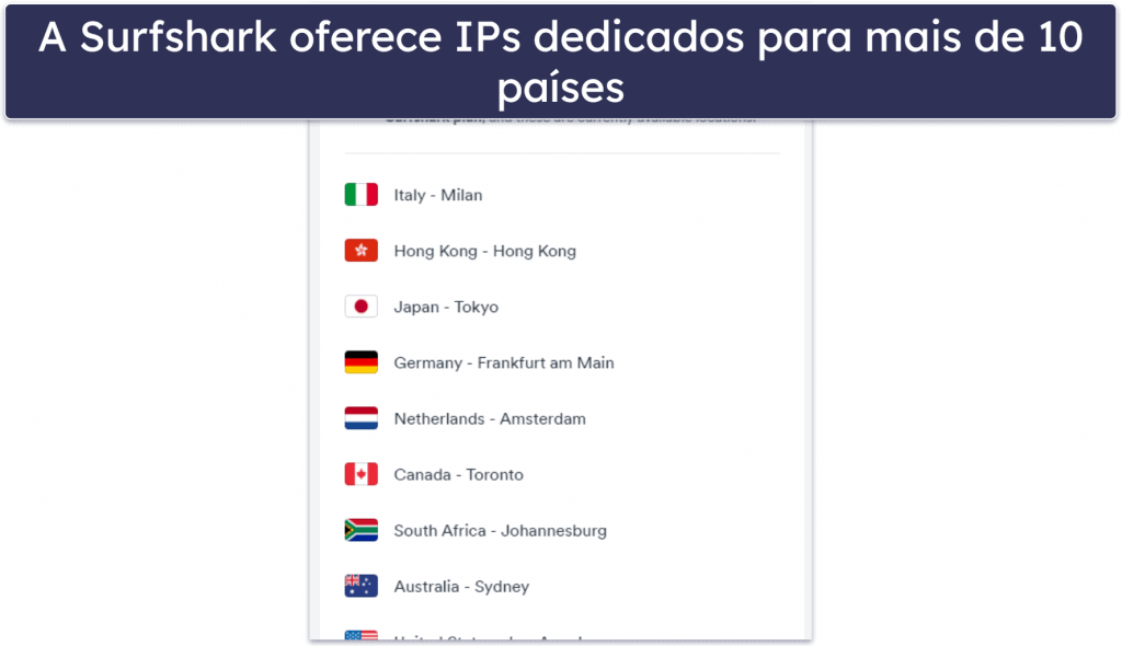 Servidores — As duas VPNs têm excelentes redes de servidores
