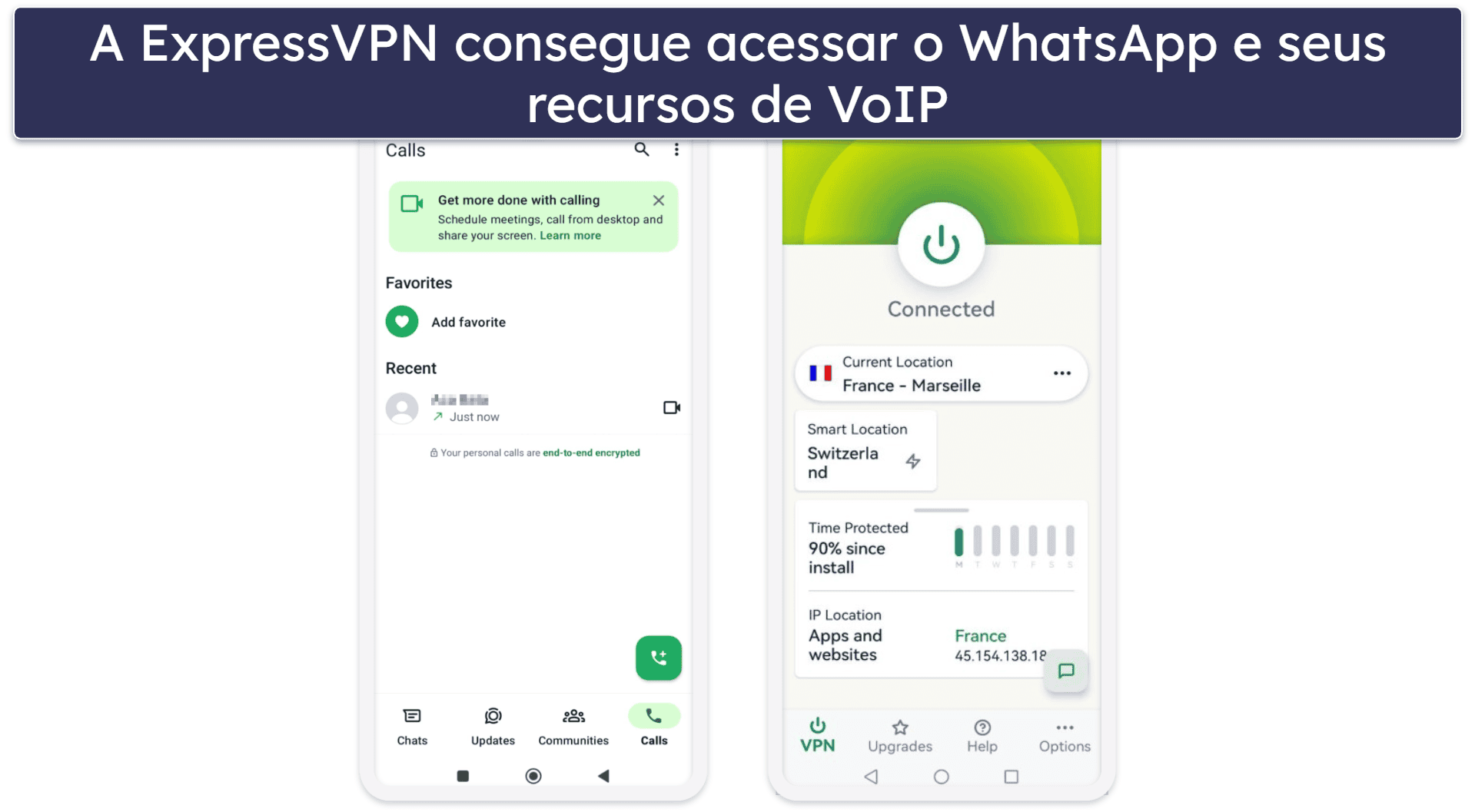 🥇1. ExpressVPN: melhor VPN para WhatsApp em 2026