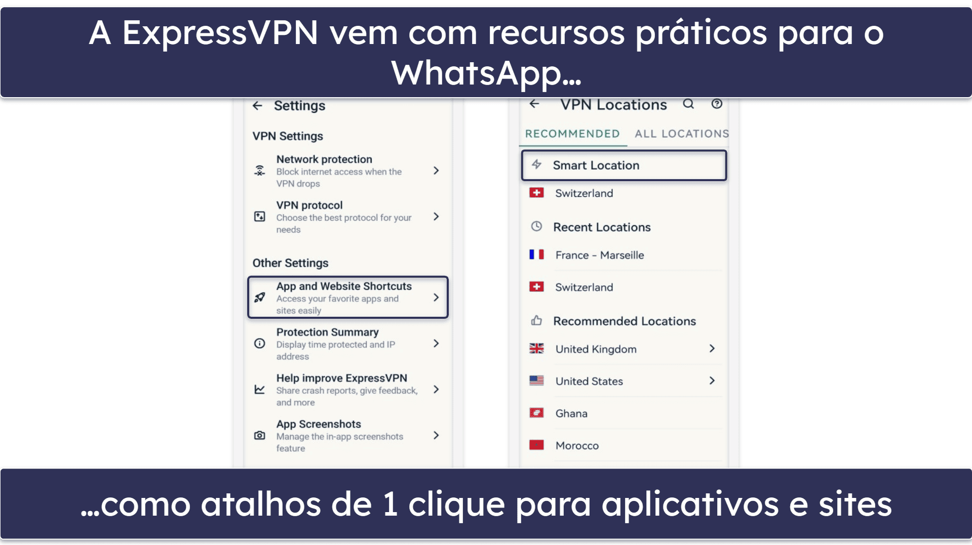 🥇1. ExpressVPN: melhor VPN para WhatsApp em 2026