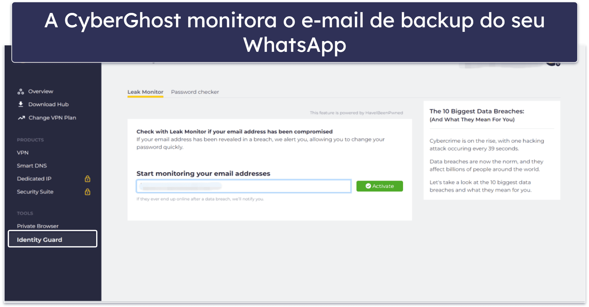 🥉3. CyberGhost VPN: uma excelente opção para quem está usando VPN com WhatsApp pela primeira vez