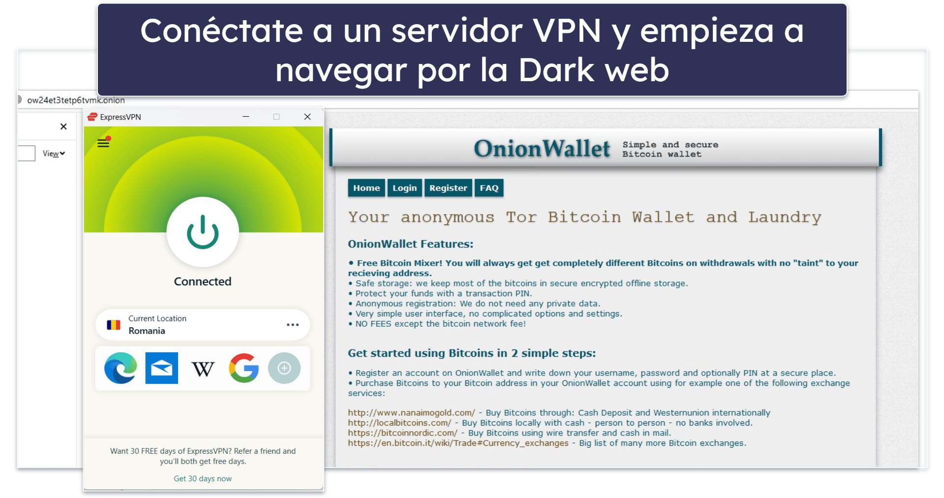 Cómo usar la Dark web de forma segura en cualquier dispositivo