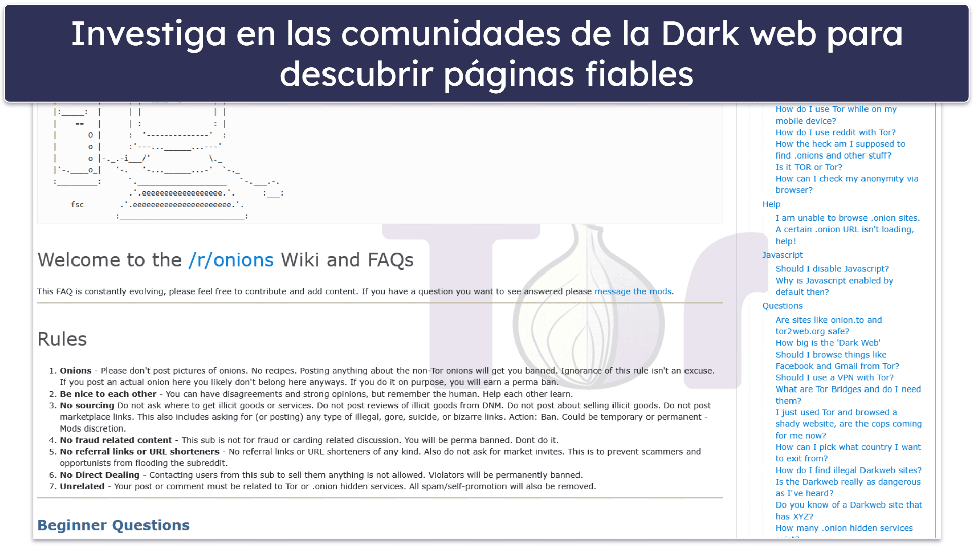 Consejos para protegerte en la Dark web
