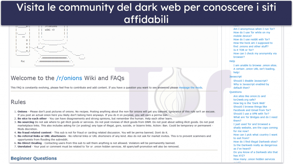 Consigli per navigare in modo sicuro sul dark web