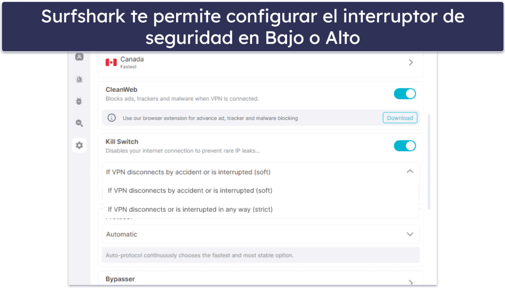 Seguridad — Las dos VPN son excelentes opciones