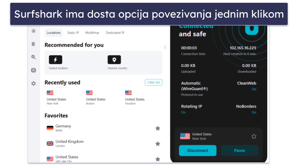 5. Surfshark: Super pristupačan VPN