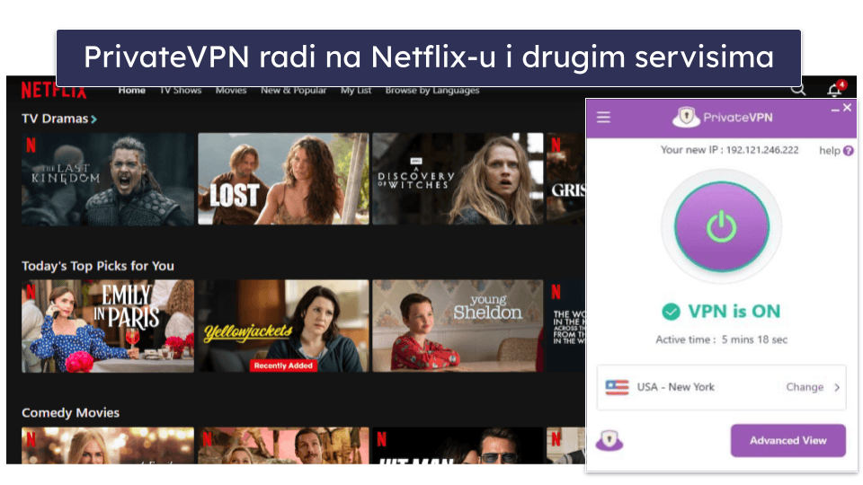 6. PrivateVPN: Dobar VPN za strimovanje