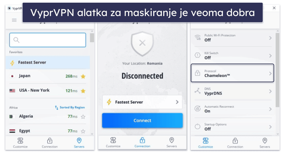 9. VyprVPN: Dobar za izbegavanje internet ograničenja (+ najbolji izbor za mala preduzeća)