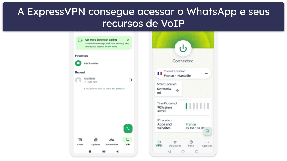 🥇1. ExpressVPN : Le meilleur VPN pour WhatsApp en 2026