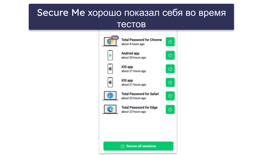 Бонус. Total Password — Надежный менеджер паролей с функцией удаленного выхода