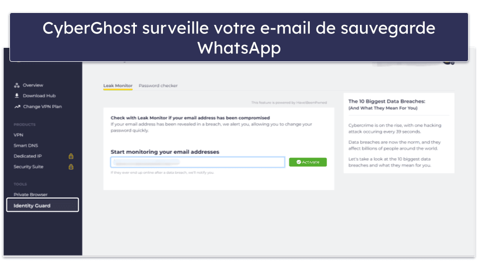 🥉3. CyberGhost VPN : Un Excellent choix pour les utilisateurs novices de VPN sur WhatsApp