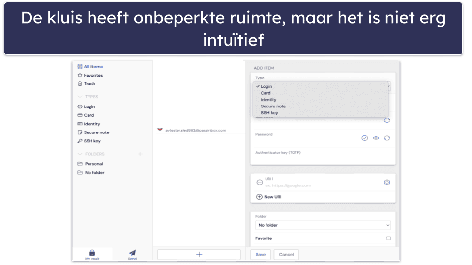 Bitwarden beveiligingsfuncties — een goede reeks aan functionaliteiten (inclusief een lokale hosting optie)