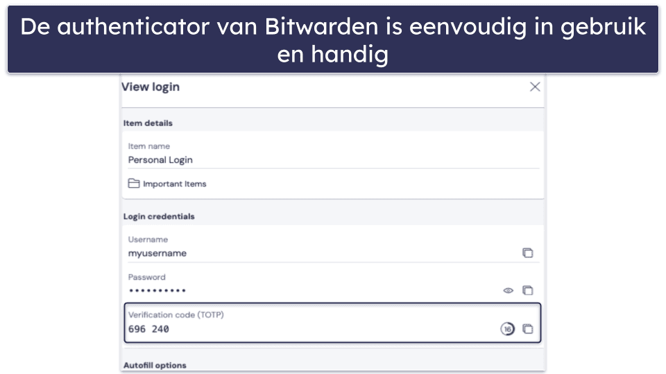 Bitwarden beveiligingsfuncties — een goede reeks aan functionaliteiten (inclusief een lokale hosting optie)