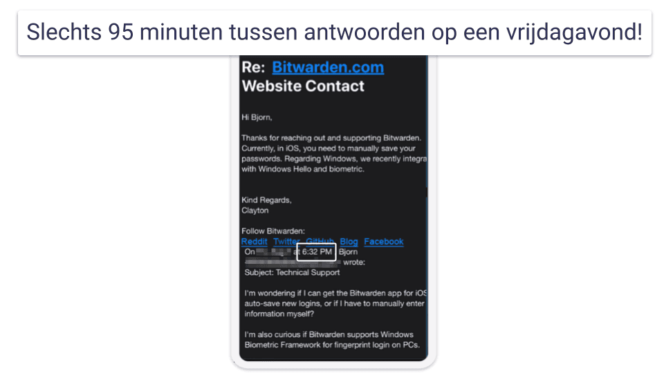Bitwarden klantenservice — beperkte opties, maar behulpzame medewerkers + uitgebreide kennisbank