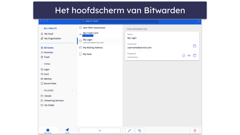 Bitwarden beveiligingsfuncties — een goede reeks aan functionaliteiten (inclusief een lokale hosting optie)