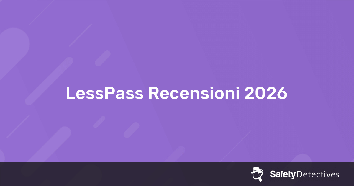 LessPass recensione 2026: perché 7.6?
