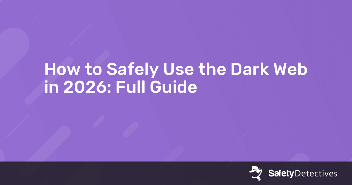 How to get in the dark web